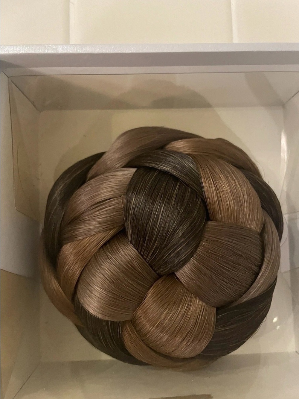 Balmain Paris Elegance St Tropez Memory Hair Clip In Bun Walnut
